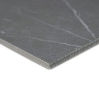 Baldosa de Porcelana Viena Color Carbón, 60x60 cm, 10 mm, Mate, Rectificada, Antideslizante, para Pared Interior de Baño