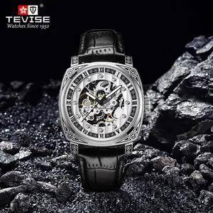 2023 Men Automatic Mechanical Watch Hollow Out Fashion Watch Luxury Watch