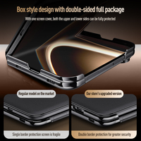 Étui de luxe en cuir PU pour iPhone Duo 5G avec fenêtre intelligente et support, protection intégrale antichoc, coque à rabat