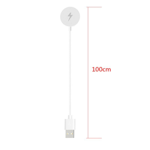 Pour <span class=keywords><strong>Michael</strong></span> Kors MKT5017 Smartwatch câble de charge 1M USB magnétique avec blindage de tresse de veste en PVC et TPE - Product Image 2