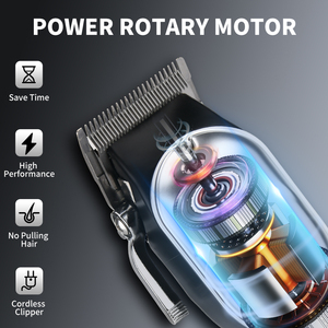 Máy cắt tóc sạc điện PRITECH, chuyên dụng cho salon, thợ cắt tóc, dành cho nam giới - Product Image 3