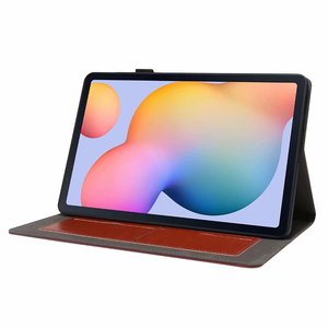 Étui à rabat en PU motif Crazy Horse avec emplacement pour cartes pour tablette <span class=keywords><strong>Samsung</strong></span> <span class=keywords><strong>Galaxy</strong></span> <span class=keywords><strong>Tab</strong></span> <span class=keywords><strong>A</strong></span> <span class=keywords><strong>10</strong></span>.1 T510/T515 <span class=keywords><strong>2019</strong></span> - Product Image 3