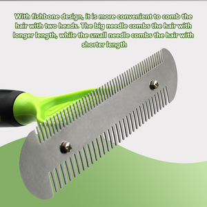 Tappetini per <span class=keywords><strong>Toelettatura</strong></span> Animali Domestici, Spazzola per Rimuovere Peli e Sottopelo per Cani e Cavalli - Product Image 3