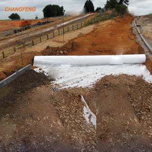 Géotextiles non tissés de polyester de polypropylène du tissu 600gsm résistant à la perforation pour la stabilisation ferroviaire de filtration de sous-grade - Product Image 6