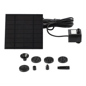 Fontaine solaire en plastique pour bain d'oiseaux avec lumière et pompe - Étanchéité IP65, écologique, pour la décoration de piscines et de jardins extérieurs - Product Image 3