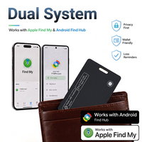 Tarjeta Localizadora con Licencia MFi de Apple, Compatible con Apple Find My y Google Find My, Certificación CE, ROHS y FCC, Ideal para Ciclismo