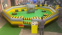 Nouveau design de jeu gonflable d'extérieur, jeux gonflables pour événements, jeu d'obstacles rotatifs gonflables