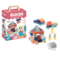 192 pièces de jouets de construction en plastique DIY, puzzles éducatifs précoces, blocs de construction, jouets en briques pour enfants
