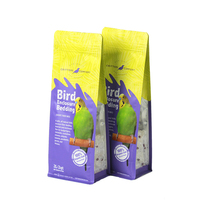 Sac de graines d'oiseau imprimé par gravure à huit faces pochette d'emballage en plastique facile à déchirer