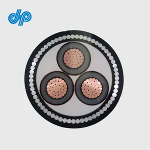 Medium Voltage SWA/XLPE/PVC Armoured XLPE cable three-phase 33kV 50 70 95mm2 copper