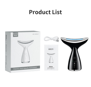 Vibración de calor V-Face Shaping Neck Beauty Device Tighten Skin Machine Anti Arrugas Envejecimiento Face And Neck Lifting Massager - Product Image 3