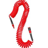 Tuyau d'air flexible en PU, tuyau pneumatique compatible avec la plupart des compresseurs d'air, matériau PU durable pour une longue durée de vie