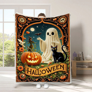 2026 Wholesale <strong>Halloween</strong> Day Love Heart Comfort Fleece <strong>Blanket</strong> Jesus Pattern Nap Sofa <strong>Blanket</strong> Carton <strong>Blanket</strong> - Product Image 5