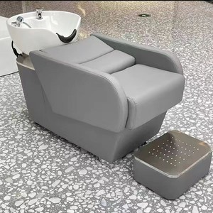 Modern Durable Shampoo Bed Hair Salon Beauty Salon Special Shampoo Chair Salon Furniture <b>Synthetic</b> <b>Leather</b> - Product Image 2