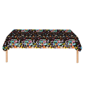 Ensemble de vaisselle pour fête de rentrée scolaire, assiettes en papier, gobelets, serviettes, 100 pièces, impression numérique ronde, respectueux de l'environnement - Product Image 5