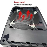 2 filtres anti-poussière pour ventilateur PS5 Slim, protection anti-poussière pour ventilateur de refroidissement Playstation 5 Slim, ventilateur de ventilation respirant pour console