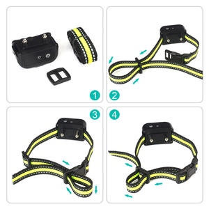 Collar de entrenamiento inteligente para mascotas, control remoto a prueba de agua, dispositivo antiladridos para perros, material ABS P10HN, 1 año de garantía - Product Image 2