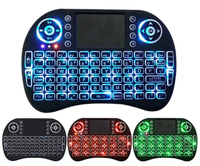 Mini clavier sans fil i8, 2.4Ghz, wifi, air mouse, rétroéclairé, boîtier tv android, bon prix