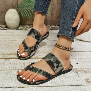 รองเท้าแฟชั่นไซส์ใหญ่พิเศษ คอลเลคชั่นฤดูร้อน 2024 รองเท้าส้นเตี้ยสไตล์เกาหลี รองเท้าแตะแบบสวมและรองเท้าลำลองสำหรับผู้หญิง รุ่น Roman Beach Womens231 231 - Product Image 6