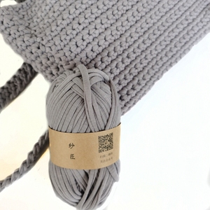 Fil artisanal <span class=keywords><strong>zpagetti</strong></span>, boule de fil, bande de tissu en polyester, t-shirt, fil pour tricot à la main - Product Image 4