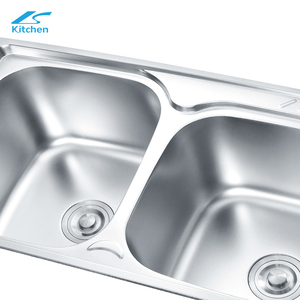Moderno lavaggio dei capelli <span class=keywords><strong>cucina</strong></span> lavanderia <span class=keywords><strong>vasca</strong></span> <span class=keywords><strong>lavello</strong></span> 88x48cm forte 304 materiale acciaio doppia <span class=keywords><strong>vasca</strong></span> <span class=keywords><strong>lavello</strong></span> - Product Image 4