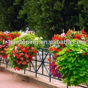 Jardinière suspendue verte, jardinières en plastique pour balcon, jardinière de terrasse pour l'aménagement vert - Product Image 4