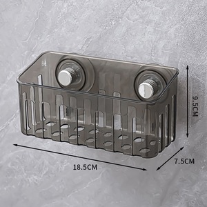 Support d'évier à ventouse avec drainage pour le rangement de cuisine et les accessoires de vaisselle - Product Image 2