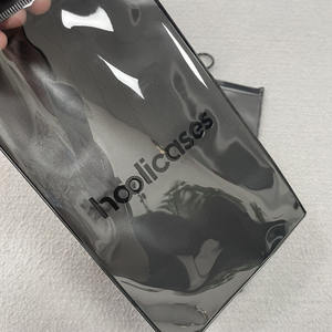 Reutilizable personalizado impreso teléfono caso bolsa al por mayor teléfono móvil Zip Lock llevar negro PVC plástico bolsas de transporte para embalaje de ropa - Product Image 5