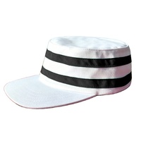 Casquette Hip-Hop en Coton à Visière Plate pour Hommes et Femmes, Casquette de Baseball Pliable Streetwear, Casquette de Danse RAP Rayée Colorée en Sergé pour Enfants et Adultes