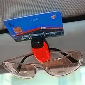 Clip porte-lunettes de soleil de voiture personnalisé pince à lunettes en ABS design coccinelle mignonne pour voitures, organisateur de billets et cadeaux promotionnels pour automobiles - Product Image 4