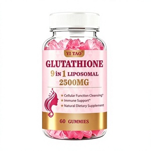 กลูต้าไธโอน 9 in 1 ลิโปโซมอล 2500 มก. แบบกัมมี่ 60 เม็ด อาหารเสริมธรรมชาติ ช่วยให้ผิวกระจ่างใส เสริมสร้างภูมิคุ้มกัน (Private Label/OEM) - Product Image 1