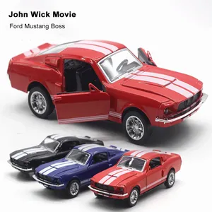 Maisto 118ダイキャストおもちゃハリウッドセリエ映画 (2014) 1969フォードマスタングボスGTダイキャストモデルコレクションジョンウィックダイキャストカー