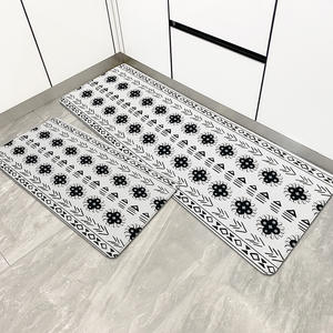 Tapis antidérapant en pvc <span class=keywords><strong>2</strong></span> pièces anti-fatigue Comfort PVC Leather Heavy Duty Standing Mats Tapis de cuisine en PVC - Product Image 5