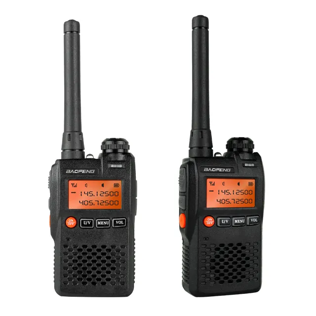 Baofeng UV3R + Radio bidirectionnelle double bande UHF VHF Radio UV 3R 3R + Vox sans fil longue portée Woki Toki
