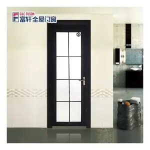 Schlussverkauf doppelt verglasterter Boden Deckenfenster Korridor Innenausstattung spezielle Glastür Aluminium-Stehtür