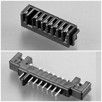 Connecteur de batterie KEL GF31-10-1F Série GF, pas de 2 mm, 2 pièces, plastique noir/cuivre