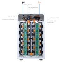 Kotak Baterai EU Stock EEL V2 Vertikal 48V 280AH Fuse JK V19 200A Bms 3.2V 280Ah 314Ah LiFePO4 untuk Sistem Energi ESS