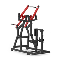 Appareil de musculation professionnel Iso-Lateral Premium à charge par disques pour tirage frontal, conception ergonomique, directement de l'usine, équipement de musculation dorsale pour salle de sport commerciale