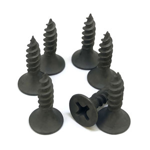 Vis à cloison sèche en acier inoxydable 316, 4,8 mm, phosphatées noires, pour usage marin, vente en gros - Product Image 5