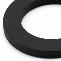 Joint torique en silicone noir souple, durable et écologique pour robinet industriel, vente en gros d'usine