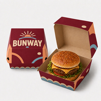 Scatole per Cibo da Asporto di Alta Qualità, Personalizzabili con Logo, Dimensioni e Colori, per Patatine Fritte, Ali di Pollo e Hamburger
