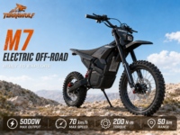Moto électrique tout-terrain, batterie 60V 27Ah, puissance de pointe 5000W, couple de 200Nm, moto électrique tout-terrain pour adultes, moto électrique