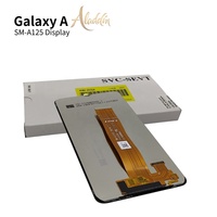 Téléphones mobiles d'origine LCD pour Samsung A125 A12 Pièces de téléphone portable Remplacement LCD Réparation avec LCD d'origine Service Pack