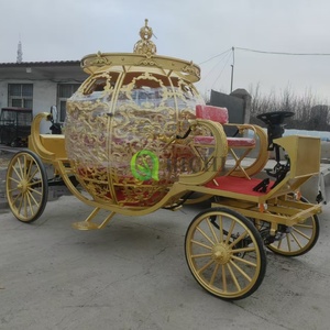 Calèche royale à chevaux en forme de citrouille, design exquis, calèche de haute qualité à vendre pour <span class=keywords><strong>location</strong></span> panoramique et mariages - Product Image 6