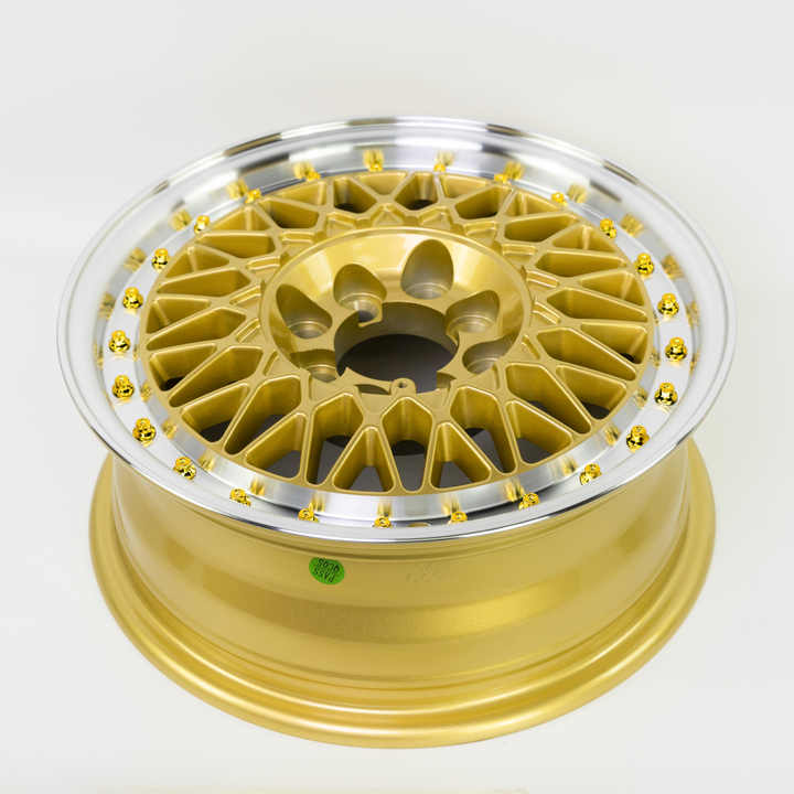 Shop Durable 14 Inch Aluminium Alloy Wheels with Gold Rivets