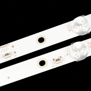 Bande de rétroéclairage LED RS-428 avec 7+6+7 lampes en aluminium pour JS-D-JP385DM-062EC JS-D-JP385DM-071EC 385DM100 300MA-1BIN IP-LE411061 - Product Image 3