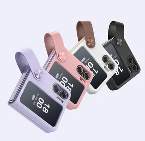 Nillkin Phone Accessories 2023 Luxury Foldable For OPPO Find N2 /Flip Galaxy Z Flip 5/W24 Flip Pc Case Folding Cell Cover Bag