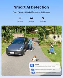 Cámara de Seguridad IP Reolink <span class=keywords><strong>Atlas</strong></span> PT Ultra 4K, Inalámbrica, para Exteriores, con Seguimiento Automático, Batería de 500 Días, Audio Bidireccional, CMOS, para el Hogar - Product Image 6