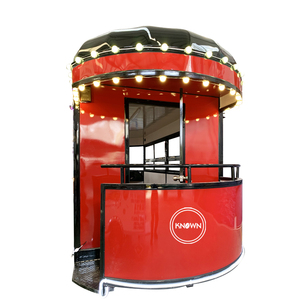 Camion de vente de crème glacée personnalisé 2025, remorque alimentaire mobile avec réfrigérateur congélateur, kiosque de cuisine de rue - Product Image 3
