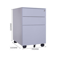 Armoire de classement en acier autoportante, moderne, mobile et réglable, entièrement assemblée, avec serrure, pour usage scolaire et hospitalier
